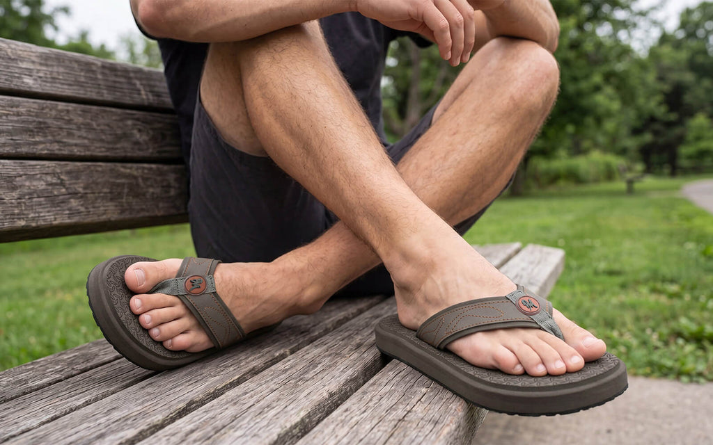 Fluffy Flips 2.0 For Men : Grey
