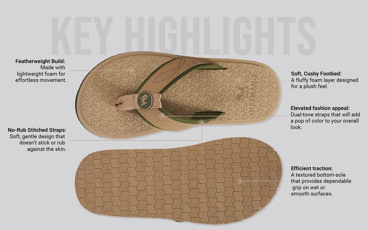 Fluffy Flips 2.0 For Men : Ecru
