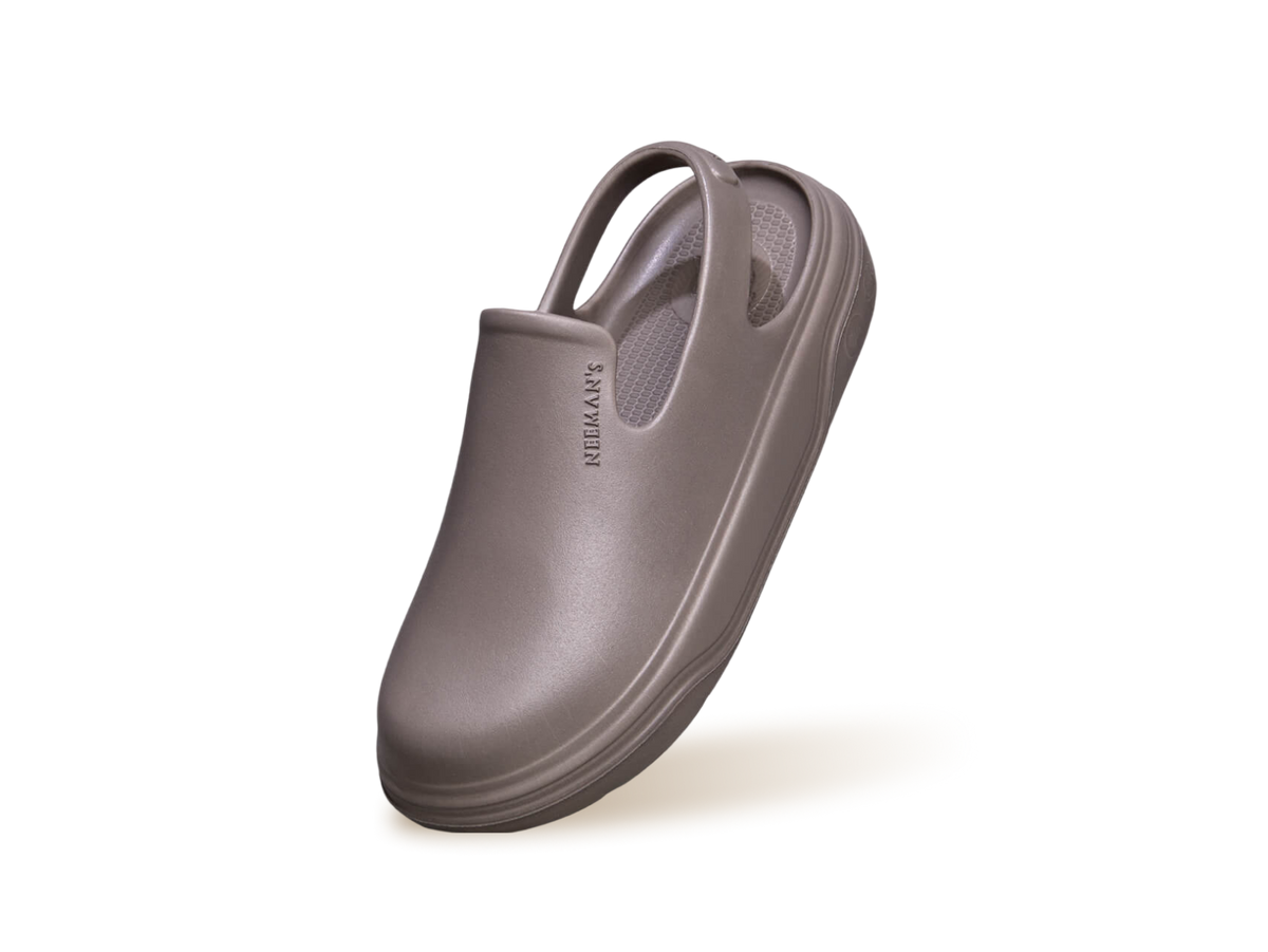Cushers Clogs For Women : Goat Grey