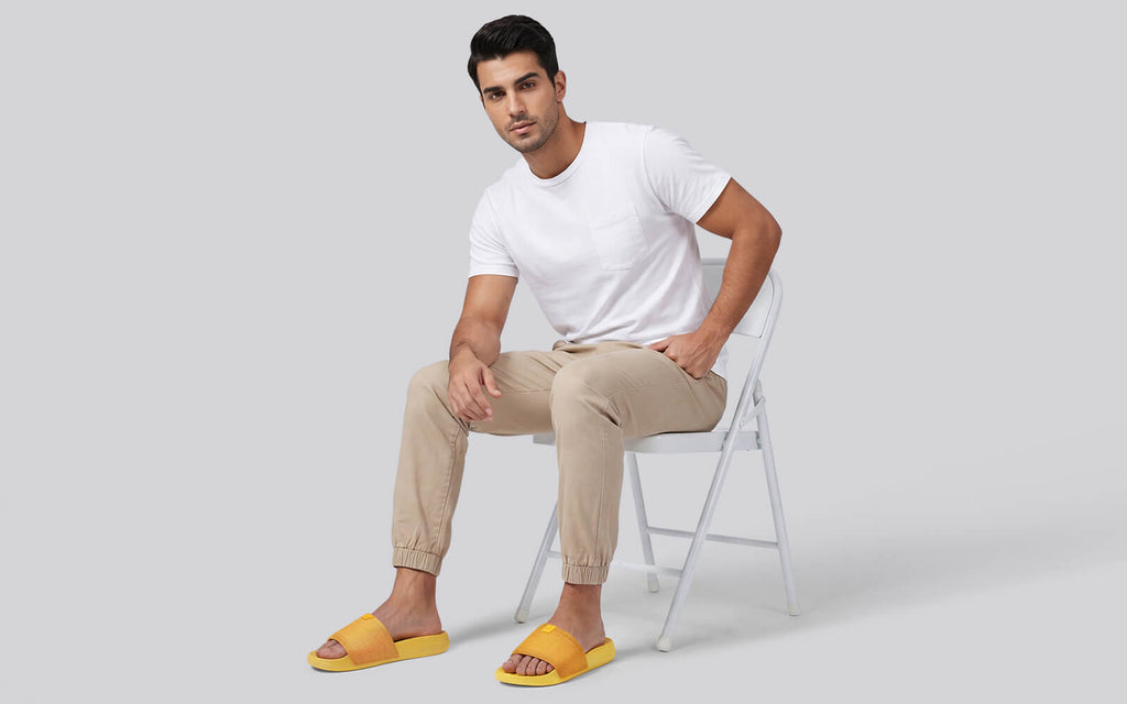 High Sprout Glideway Slides For Men : Yellow