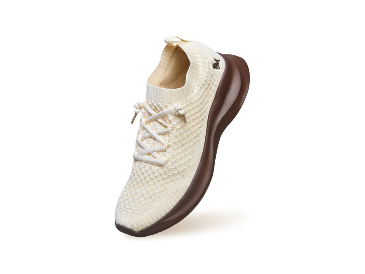 Knit Gliders : Ivory Brown