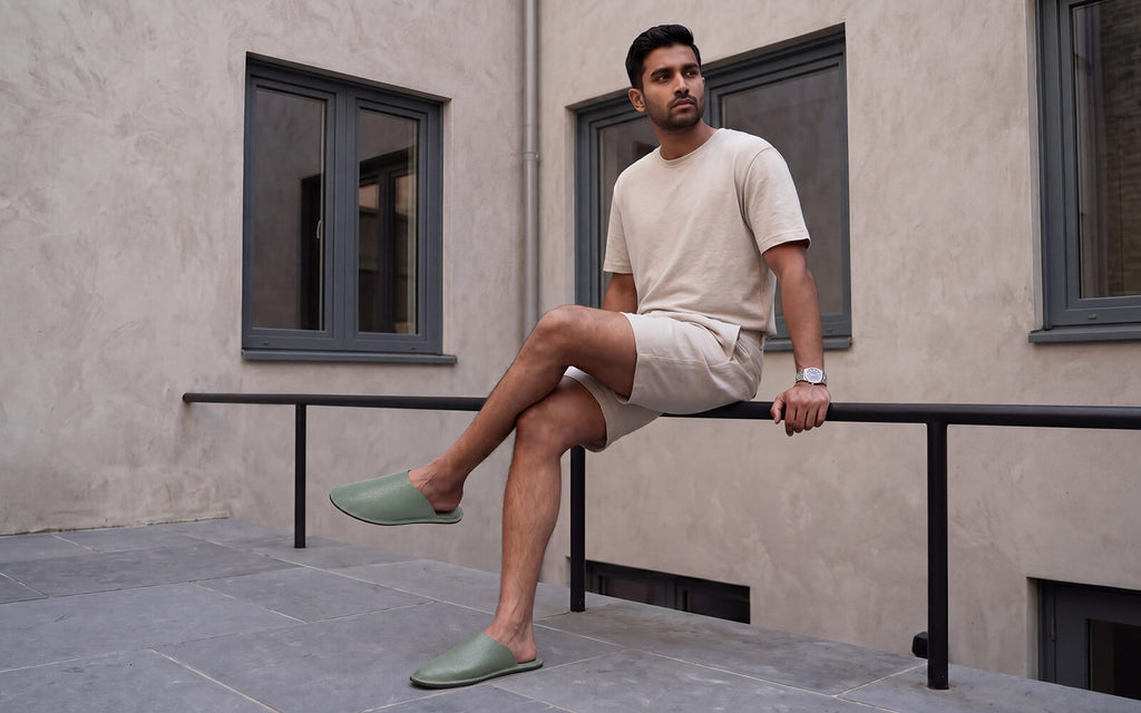 Lounge Mules For Men : Green
