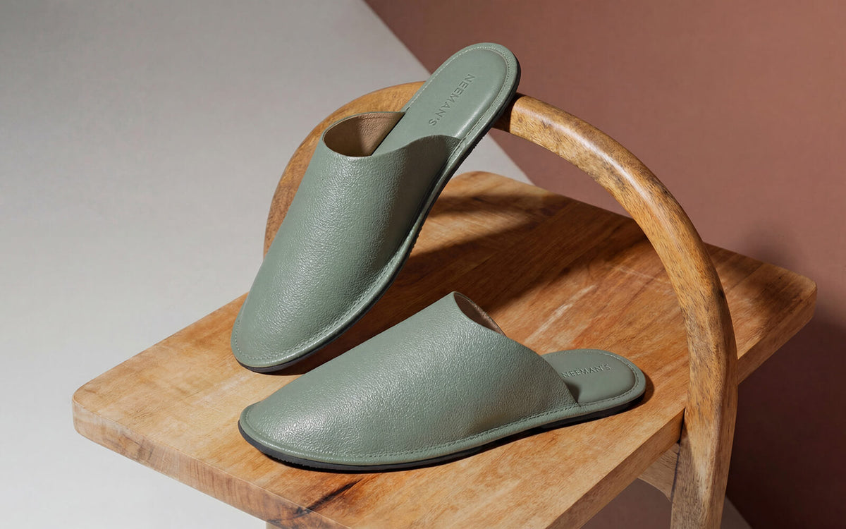 Lounge Mules For Men : Green