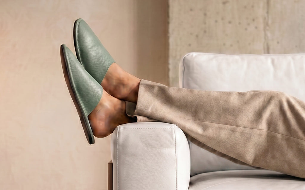 Lounge Mules For Men : Green