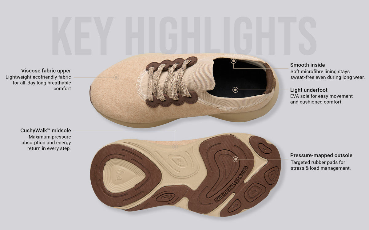 Lush Glider For Men : Beige