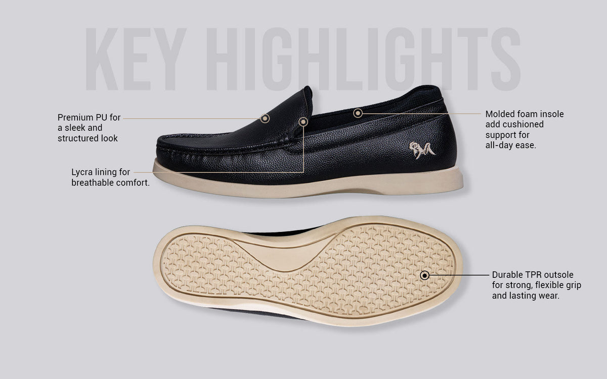 The Luxe Loafers : Black