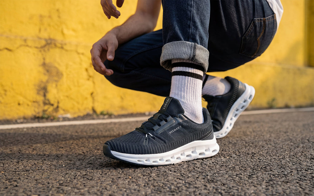 Hexa Move Sneakers for Men : Black