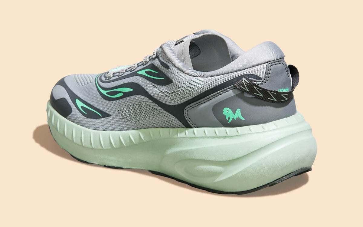 Begin Walk Flames For Men : Grey