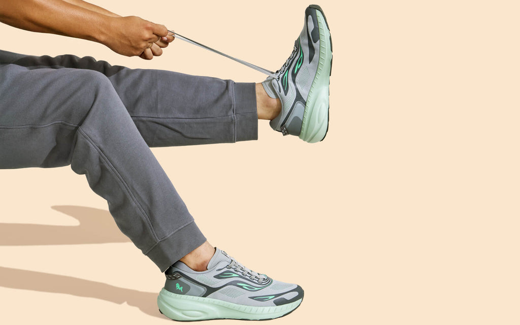 Begin Walk Flames For Men : Grey