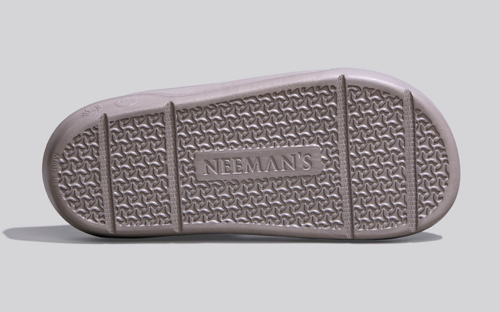 Cushers Slides For Women : Goat Grey