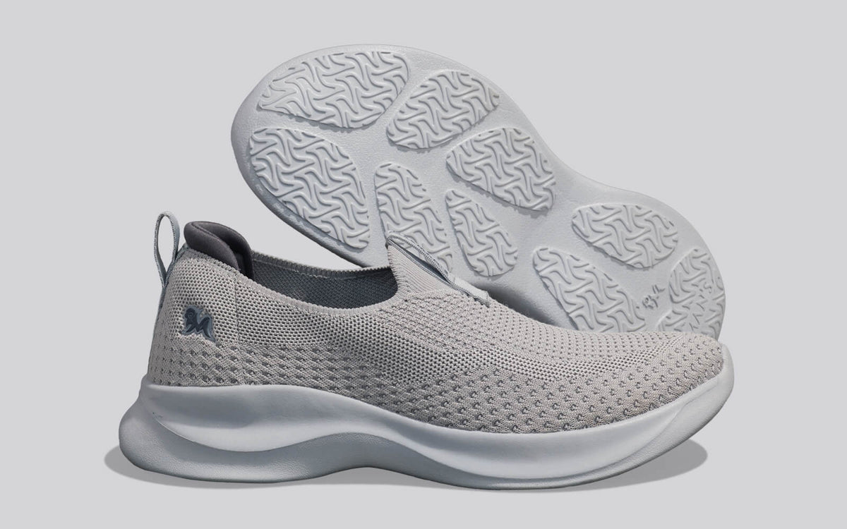 Ease Flow Slip Ons : Grey