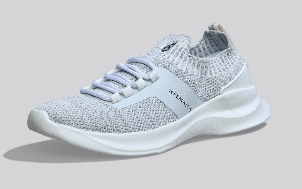 Fuse Knit Sneakers : White