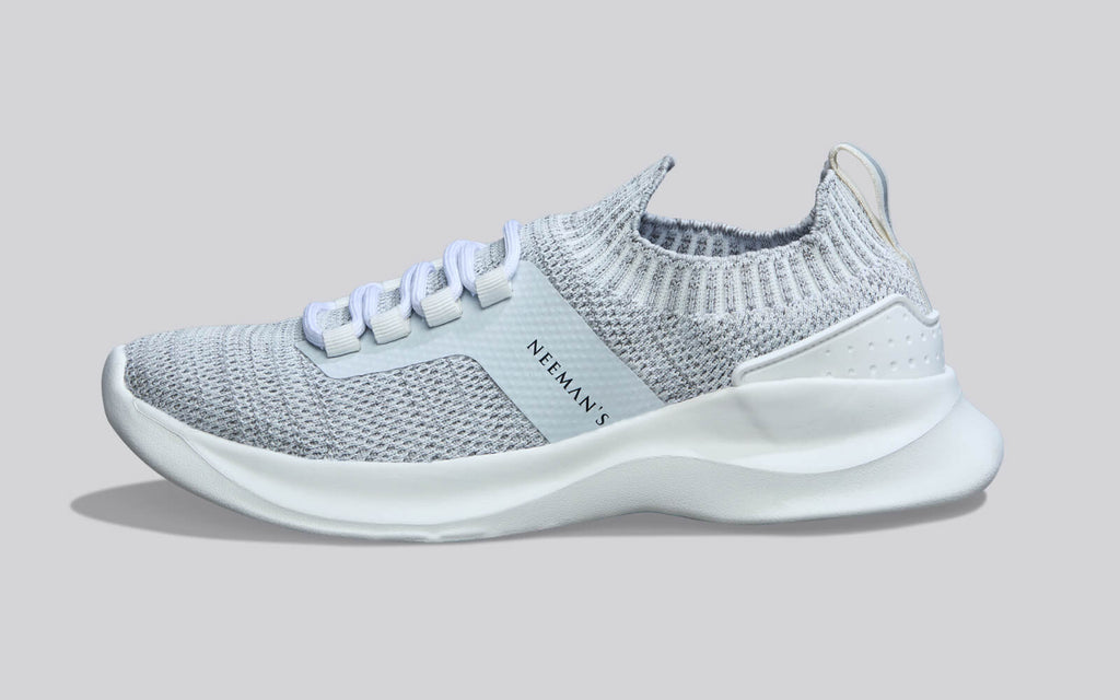 Fuse Knit Sneakers : White