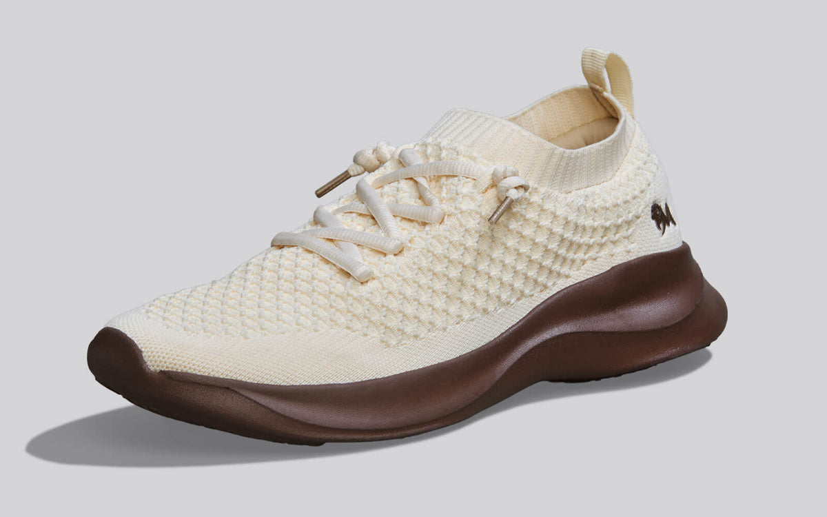Knit Gliders : Ivory Brown