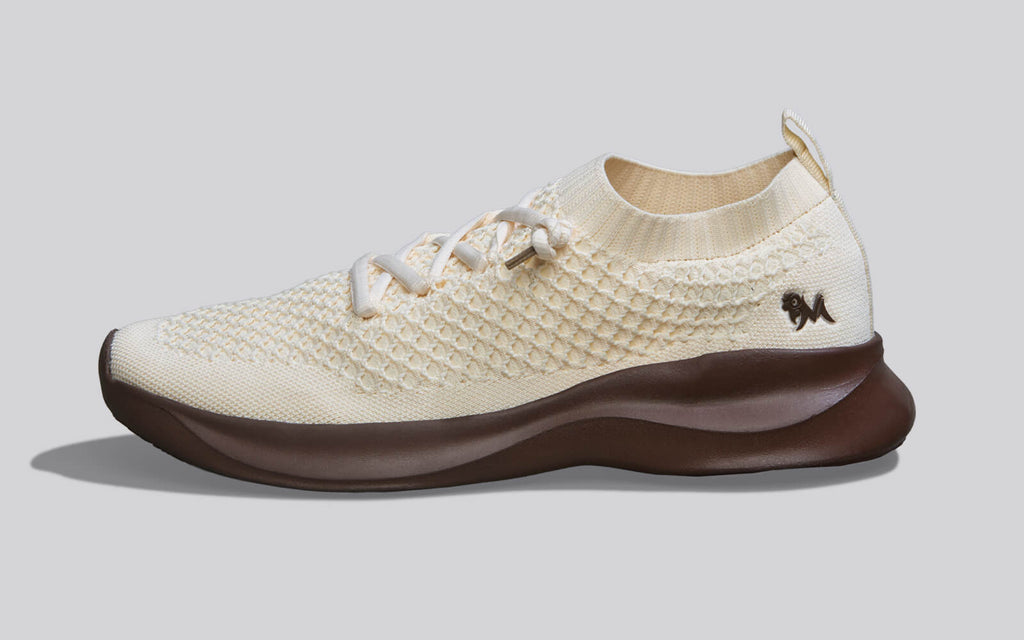 Knit Gliders : Ivory Brown
