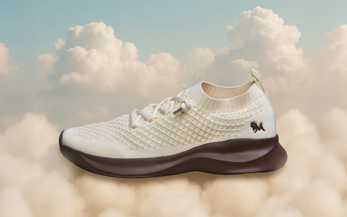 Knit Gliders : Ivory Brown