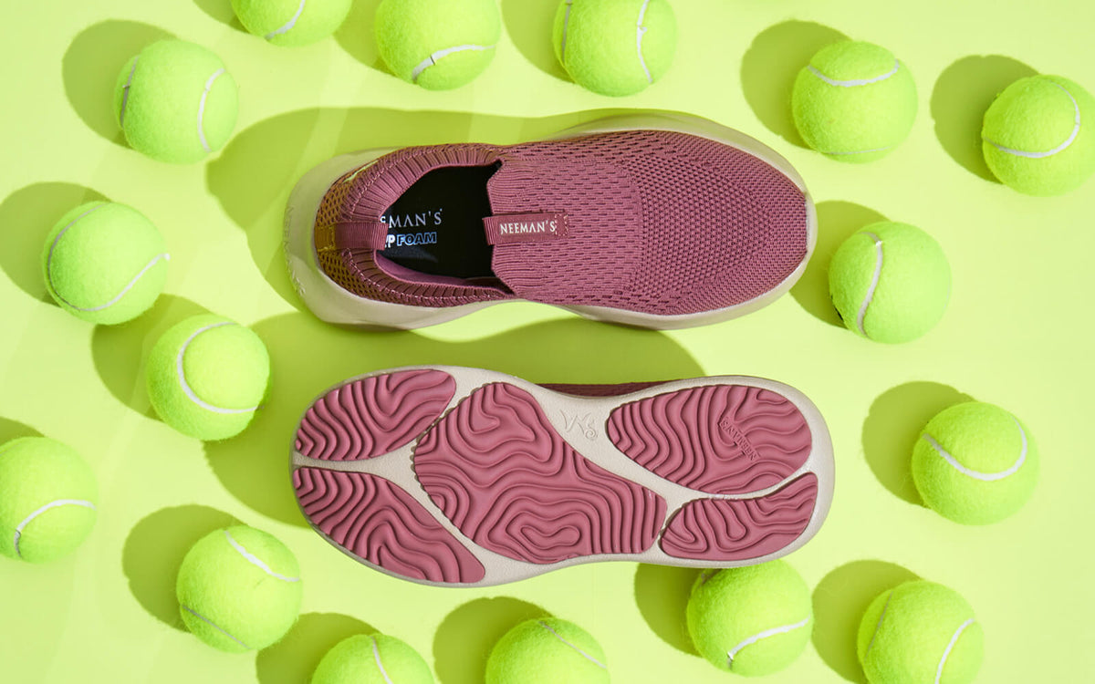 Knit Trainers For Women : Pink