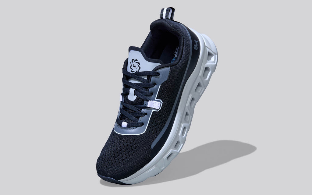 Hexa Glide Sneakers for Men : Black