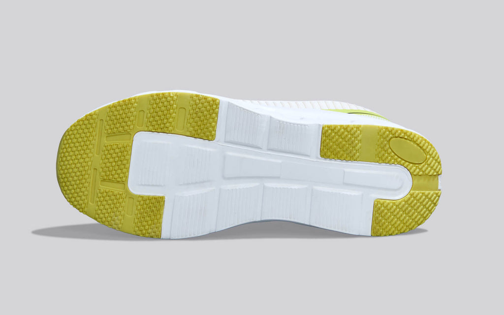 Hexa Move Sneakers for Men : White Neon