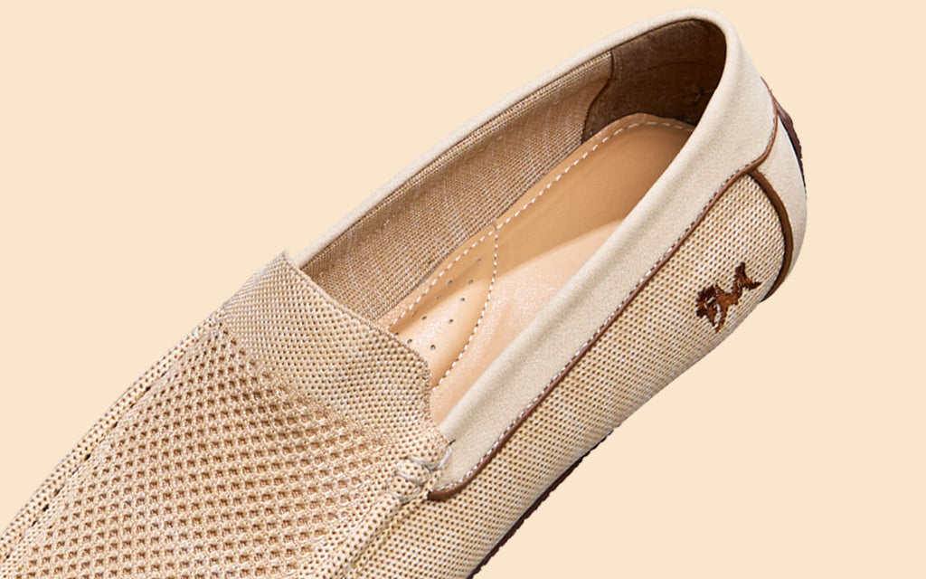 The Weave Loafers : Beige