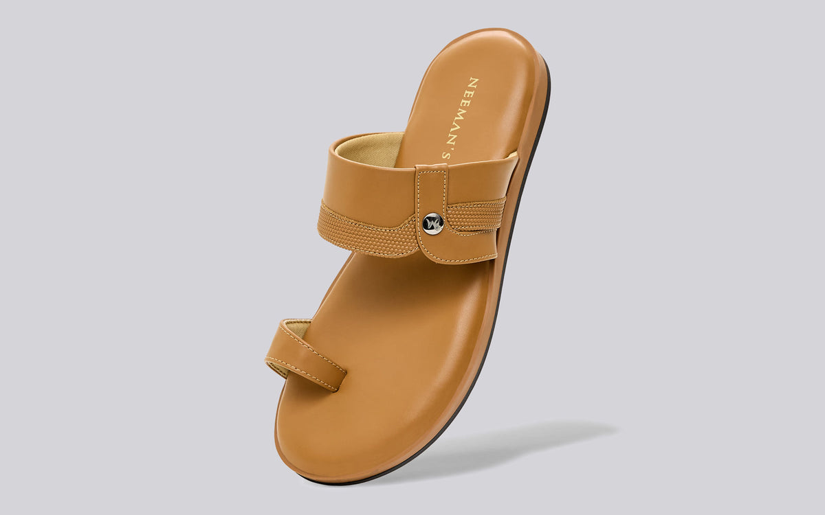 Native Toe Loop Sandals For Men : Tan