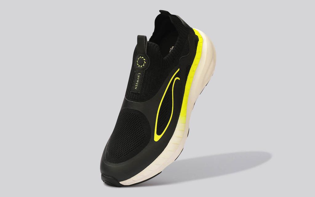 Novra Slip Ons For Men : Black
