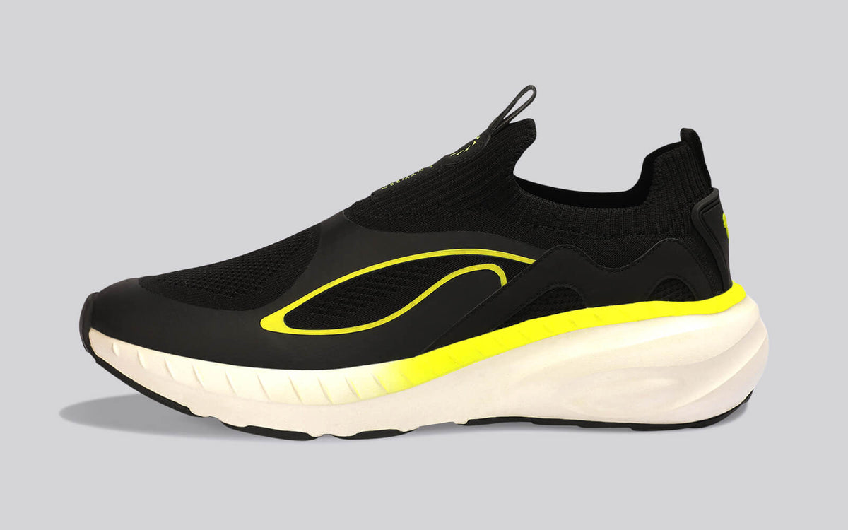 Novra Slip Ons For Men : Black