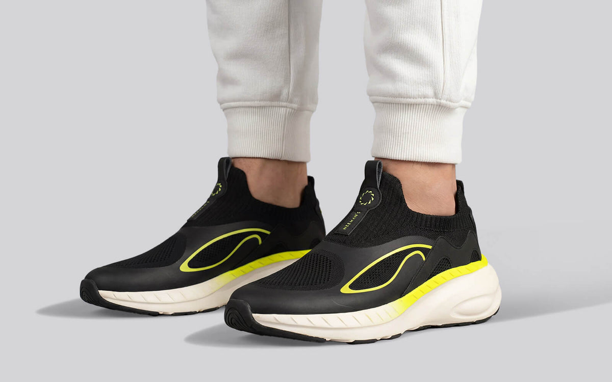 Novra Slip Ons For Men : Black