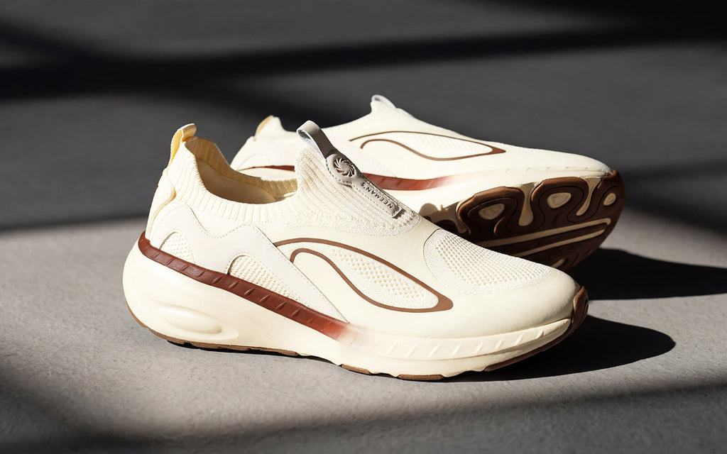 Novra Slip Ons For Men : Ivory