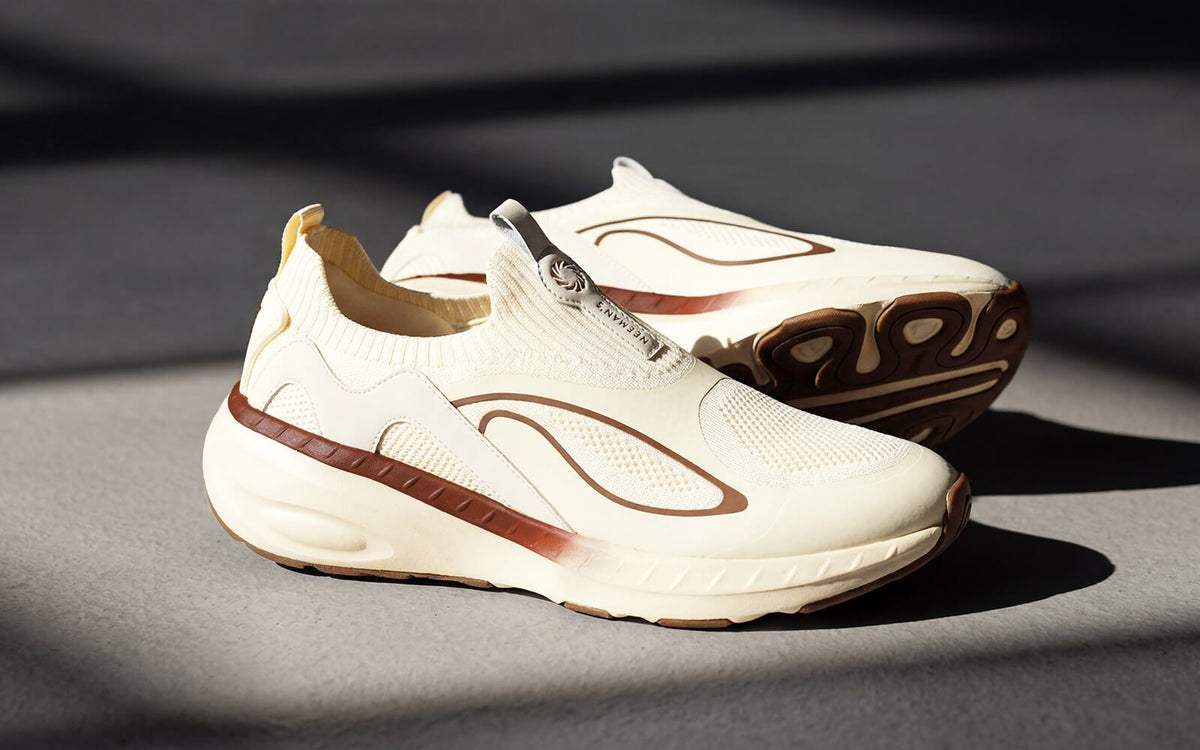 Novra Slip Ons For Men : Ivory