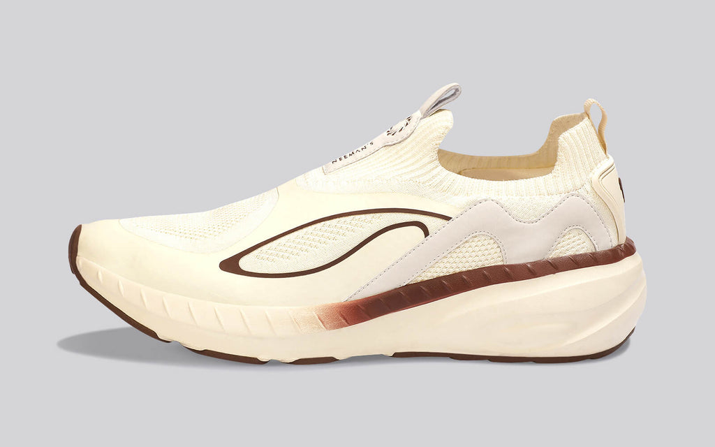 Novra Slip Ons For Men : Ivory