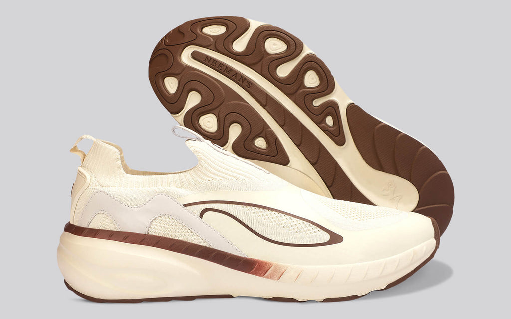 Novra Slip Ons For Men : Ivory