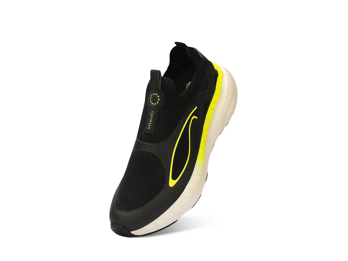 Novra Slip Ons For Men : Black