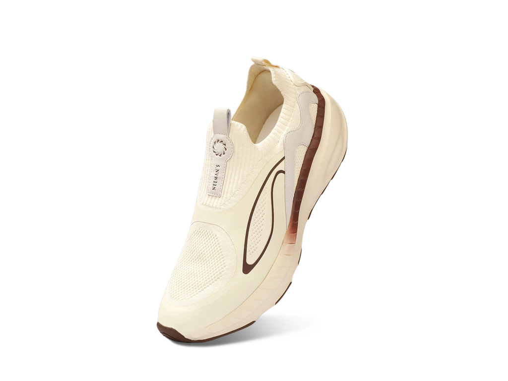 Novra Slip Ons For Men : Ivory