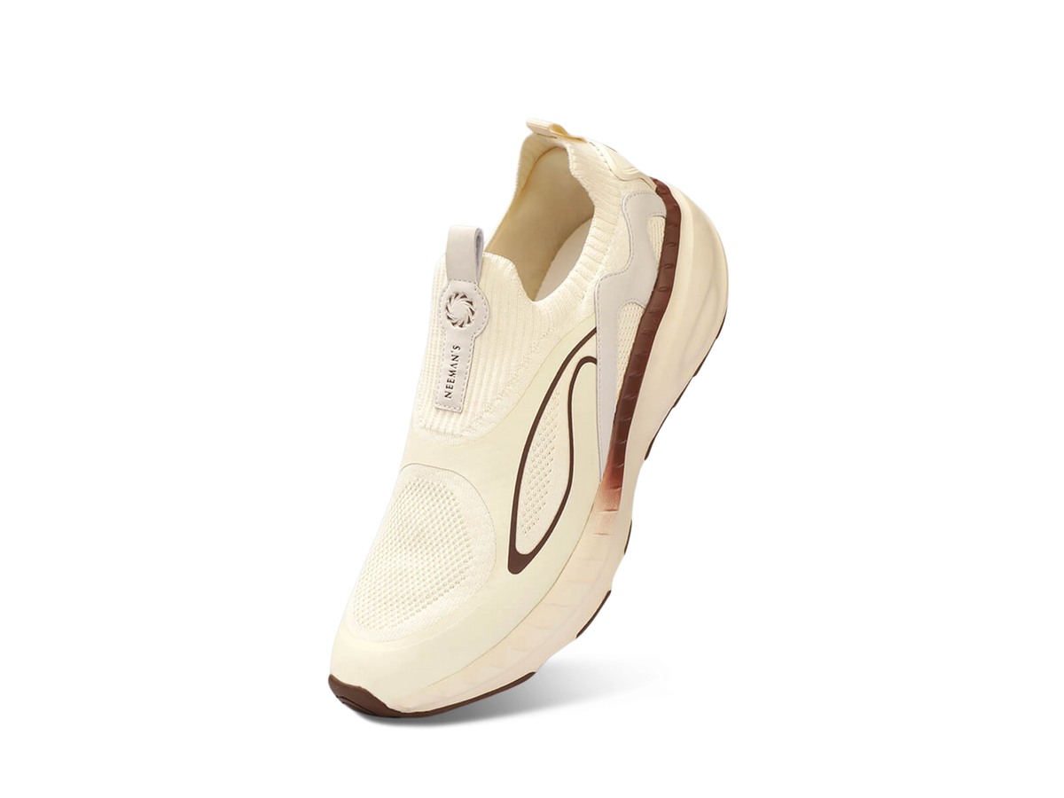 Novra Slip Ons For Men : Ivory
