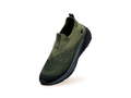 Blend Knit Slip Ons : Olive-Black
