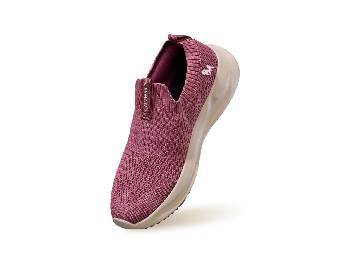 Knit Trainers For Women : Pink