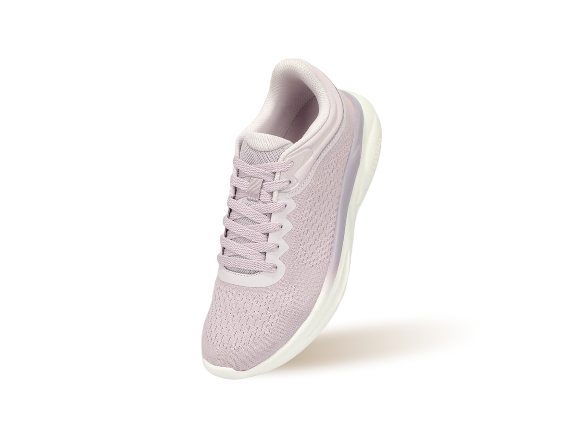 Rapid Breeze Rally Sneakers for Women : Lilac White