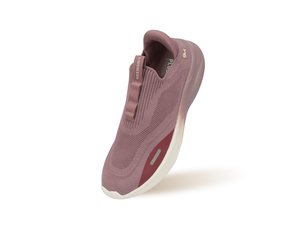 Rapid Breeze Vigor Slip Ons For Women : Mauve Ivory