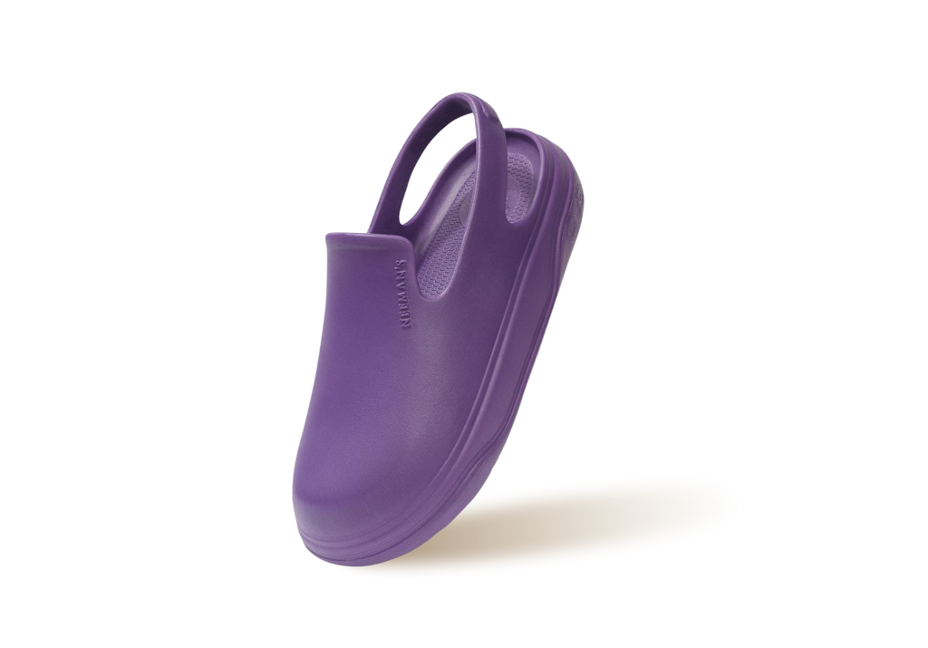 Cushers Clogs For Men : Pansy Purple