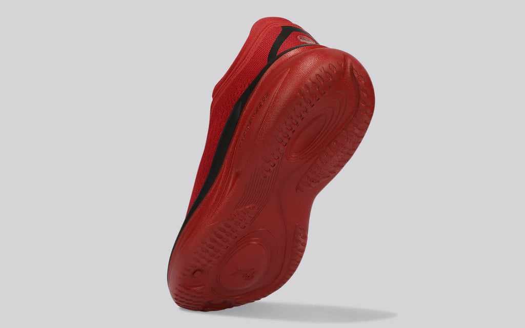 Rapid Breeze Rally Sneakers for Men : Red