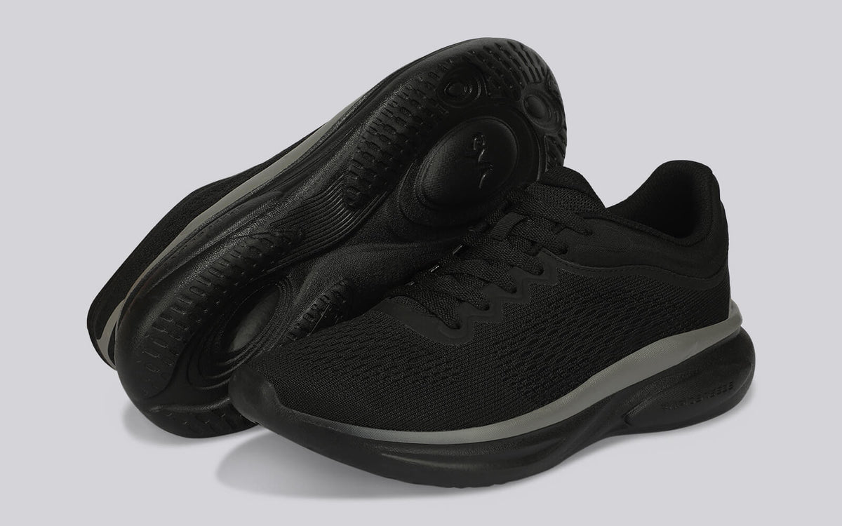 Rapid Breeze Rally Sneakers for Men : Black