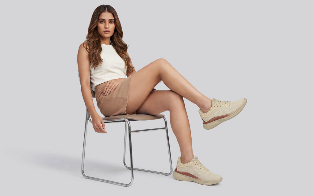 Rapid Breeze Rally Sneakers for Women : Ecru