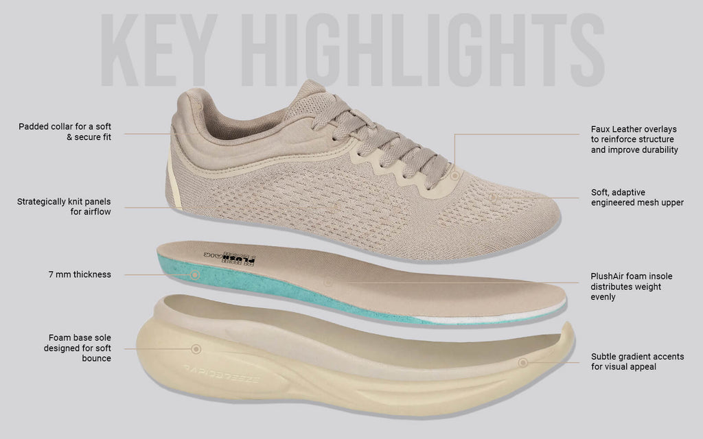 Rapid Breeze Rally Sneakers for Men : Goat