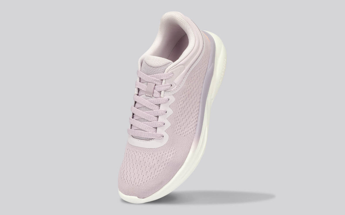 Rapid Breeze Rally Sneakers for Women : Lilac White