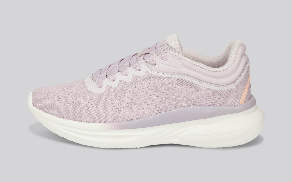 Rapid Breeze Rally Sneakers for Women : Lilac White