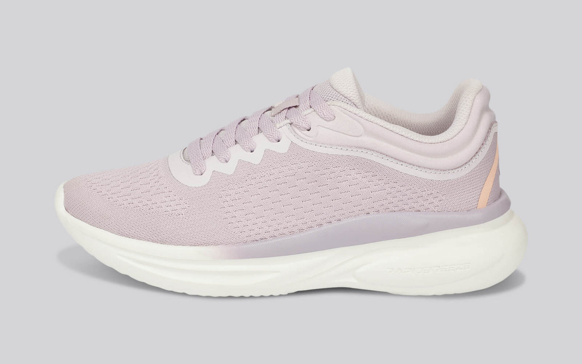 Rapid Breeze Rally Sneakers for Women : Lilac White