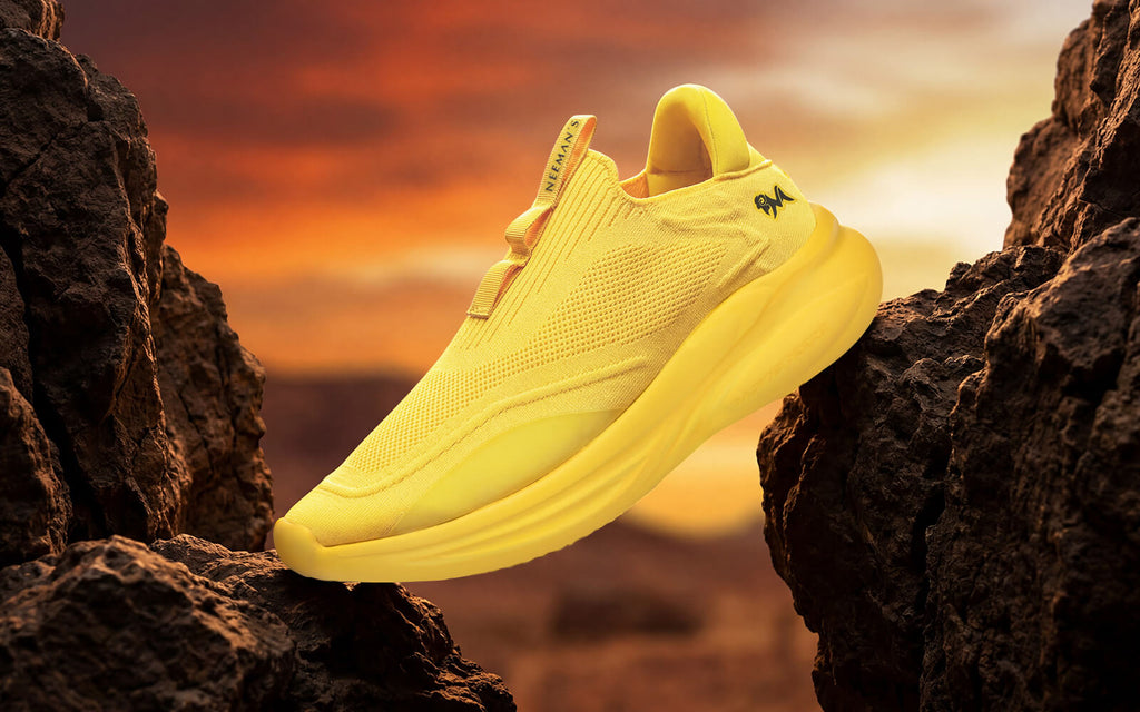 Rapid Breeze Vigor Slip Ons For Men : Yellow