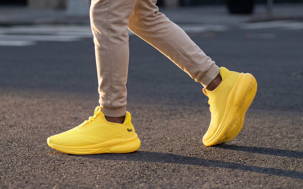 Rapid Breeze Vigor Slip Ons For Men : Yellow