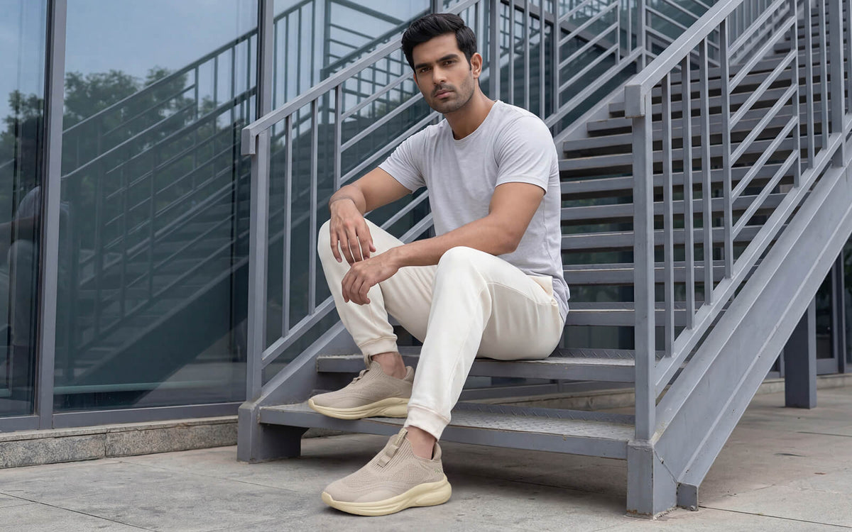 Rapid Breeze Vigor Slip Ons For Men : Goat